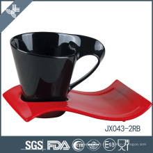 JX043-2RB 200CC Porcelaine Tasse et Soucoupe